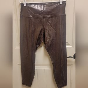 Athleta Metallic Capris